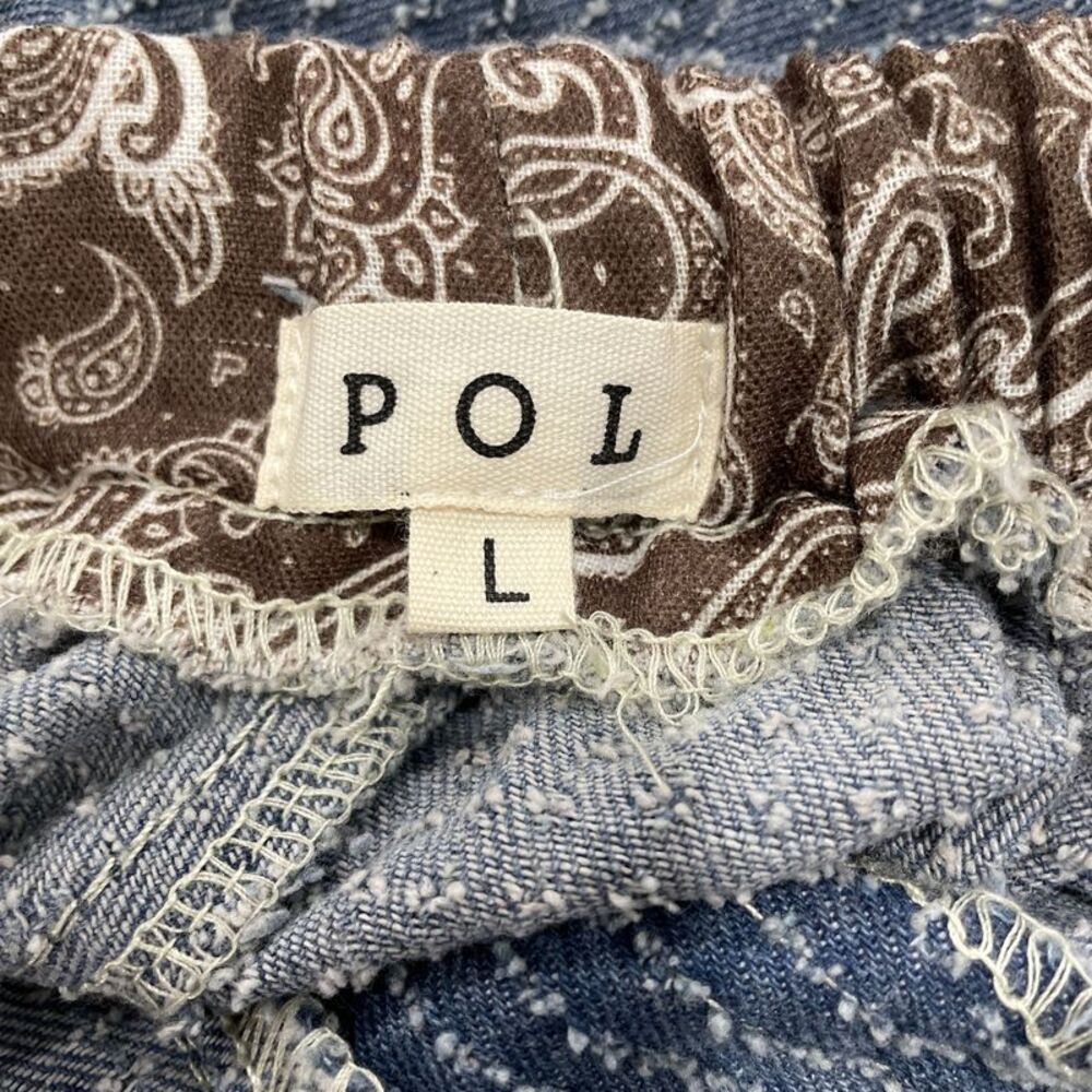 POL Pattern Switch Jogger Denim/Leopard - image 5